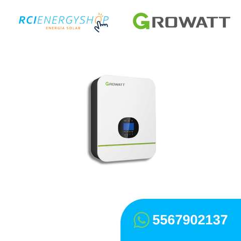 INVERSOR GROWATT CARGADOR SPF 3000TL LVM 24P WITH WIFI - F 'CAN BUS'