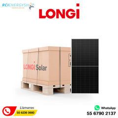 Tarima Paneles Solares LONGi Solar 615W (LR7-HTH 615M)