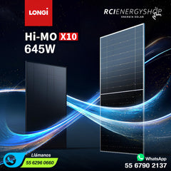 Tarima de Paneles Solares LONGi 645W (LR5-72HVD 645M)