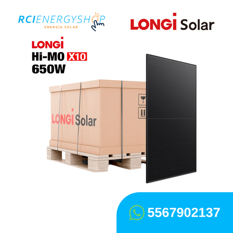 TARIMA DE PANELES SOLARES LONGi 650W HI-MO X10 GUARDIAN ANTI-DUST